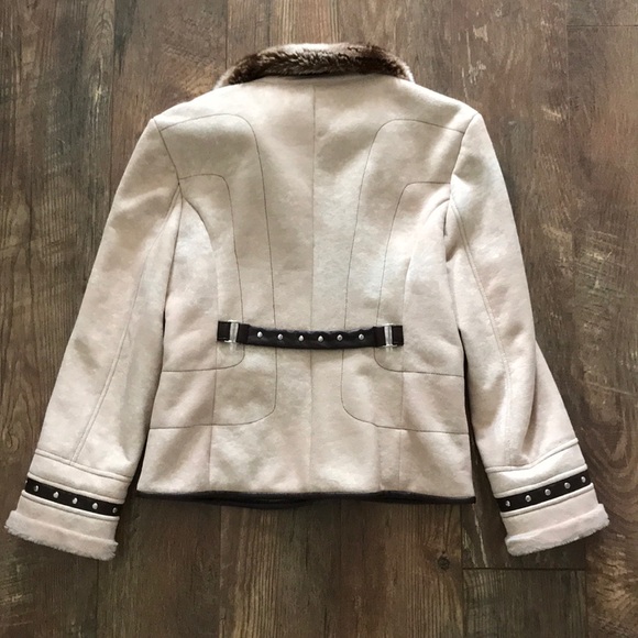 Vintage tan coat - Picture 3 of 8